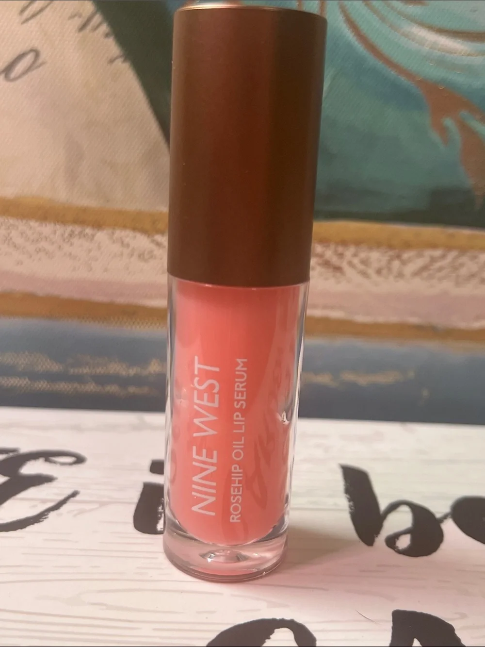 Nine West Rosehip Oil Lip Serum — Pink